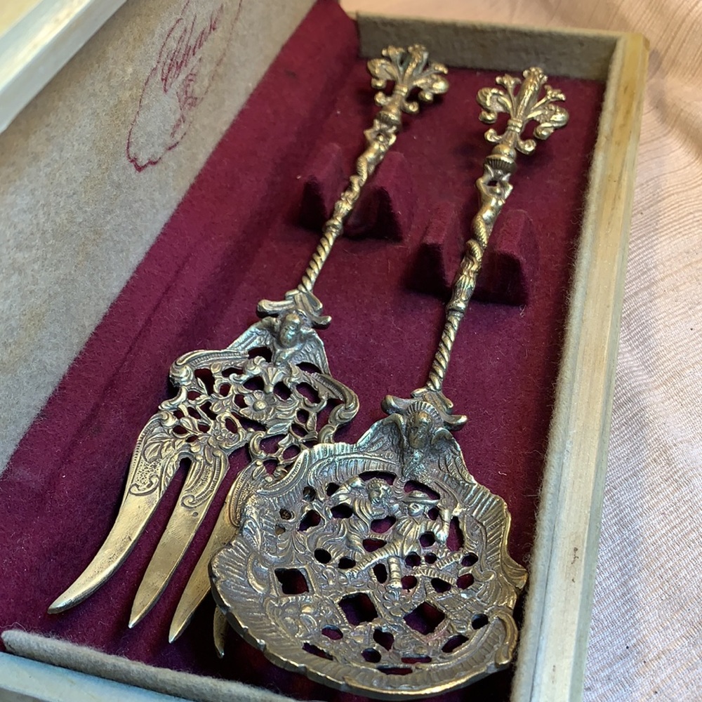 Vintage/antique made in Italy🇮🇹 servingset Chase